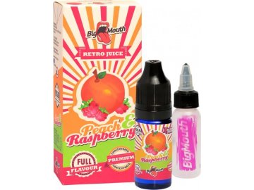 Příchuť Big Mouth RETRO - Peach and Raspberry 10ML