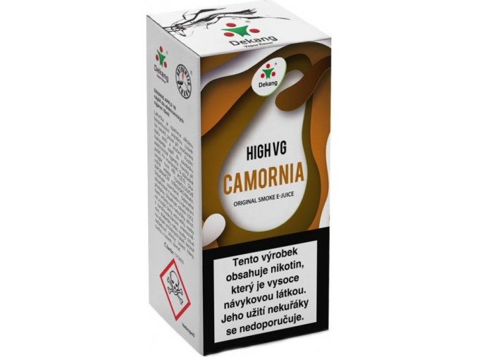 Liquid Dekang High VG Camornia 10ml - 1,5mg (Tabák s ořechy)