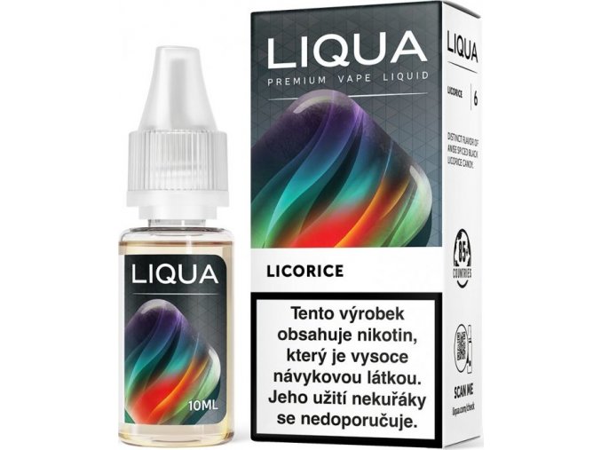 Liquid LIQUA CZ Elements Licorice 10ml-6mg (Lékořice)