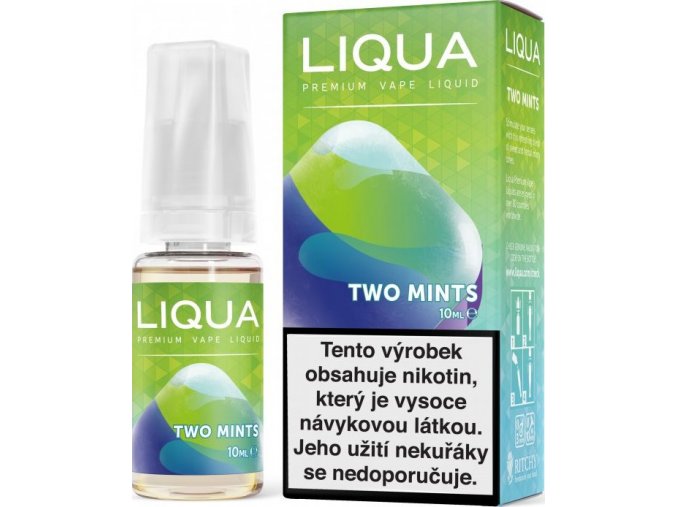 Liquid LIQUA CZ Elements Two Mints 10ml-12mg (Chuť máty a mentolu)