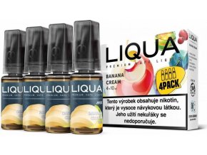 Liquid LIQUA CZ MIX 4Pack Banana Cream 10ml-3mg