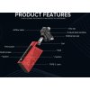 uwell havok v1 pod 65w grip full kit 1800mah silver