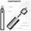 smoktech tech247 pod elektronicka cigareta 1800mah silver