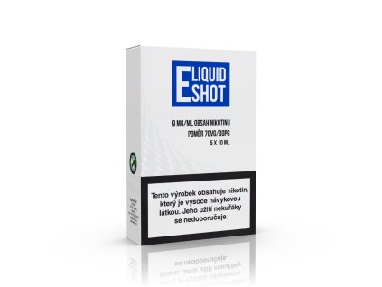 E-Liquid Shot Booster 30PG/70VG 9 mg/ml - 5x10ml