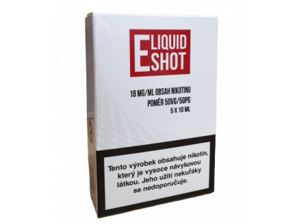 E-Liquid Shot Booster 50PG/50VG 18 mg/ml - 5x10ml