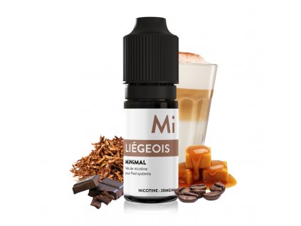 E-liquid The Fuu MiNiMAL 10ml / 20mg: Liégeois (Čokoláda s kávou a karamelem)