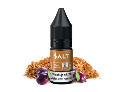 E-liquid Salt Brew Co 10ml / 10mg: Plum Tobacco (Tabák se švestkou a vanilkou)