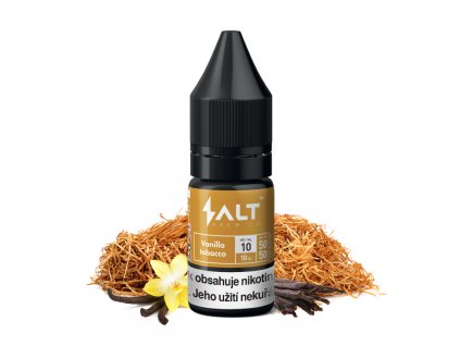 E-liquid Salt Brew Co 10ml / 10mg: Vanilla Tobacco (Tabák s vanilkou a karamelem)