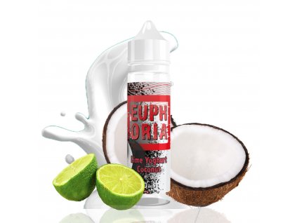 Příchuť Kapalina - Euphoria - Lime Yoghurt Coconut (Shake & Vape)