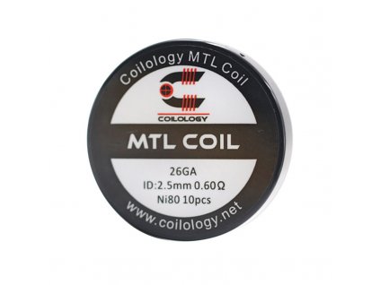 Předmotané spirálky Coilology MTL Series - MTL Ni80 (0,6ohm) (10ks)
