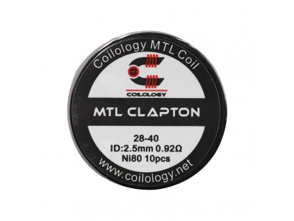Předmotané spirálky Coilology MTL Series - MTL Clapton Ni80 (0,92ohm) (10ks)