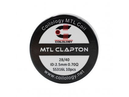 Předmotané spirálky Coilology MTL Series - MTL Clapton SS316L (0,7ohm) (10ks)