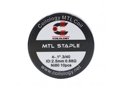 Předmotané spirálky Coilology MTL Series - MTL Staple Ni80 (0,68ohm) (10ks)