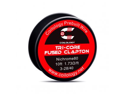 Odporový drát Coilology - Tri-core Fused Clapton Ni80 (3m)