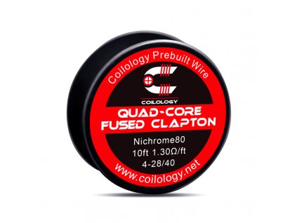 Odporový drát Coilology - Quad-core Fused Clapton Ni80 (3m)
