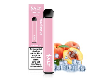 Elektronická cigareta: Salt SWITCH Disposable Pod Kit (Peach Ice)