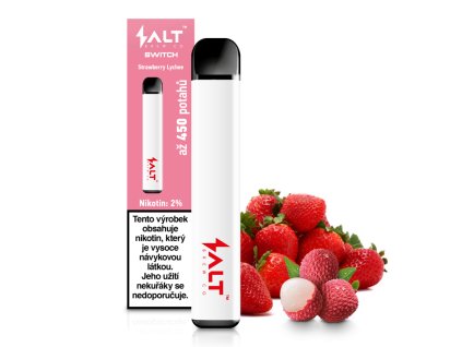 Elektronická cigareta: Salt SWITCH Disposable Pod Kit (Strawberry Lychee)