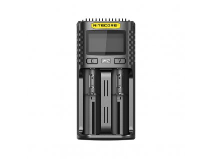Multifunkční USB nabíječka baterií - Nitecore UMS2 LCD (2 sloty)