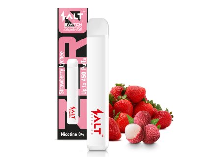 Elektronická cigareta: Salt SWITCH Zero Disposable Pod Kit (Strawberry Lychee)