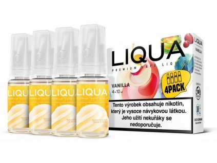 Liquid LIQUA Elements 4Pack Vanilla 4x10ml (Vanilka)