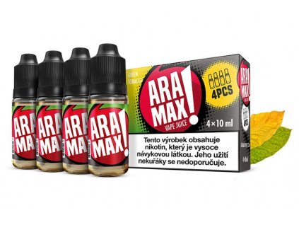 E-liquid ARAMAX 4Pack Green Tobacco 4x10ml