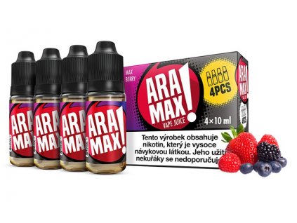 Liquid ARAMAX 4Pack Max Berry 4x10ml