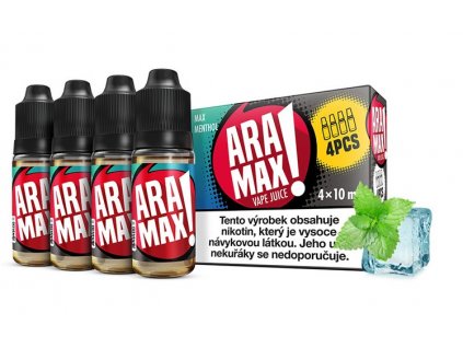 Liquid ARAMAX 4Pack Max Menthol 4x10ml