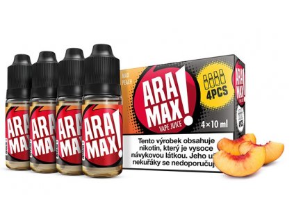 E-liquid ARAMAX 4Pack Max Peach 4x10ml