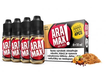 E-liquid ARAMAX 4Pack Sahara Tobacco 4x10ml