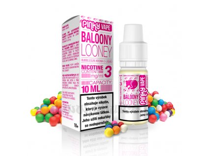 E-liquid Pinky Vape 10ml Baloony Looney (Sladká žvýkačka)