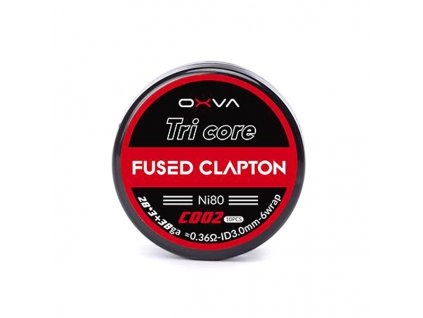 Předmotané spirálky OXVA Tri Core Fused Clapton Ni80 (0,36ohm) (10ks)