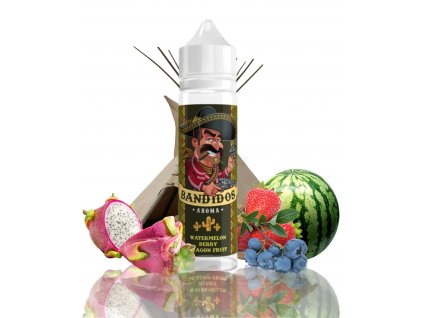 Příchuť  Bandidos - Watermelon Berry Dragon Fruit 10ml (Shake & Vape)