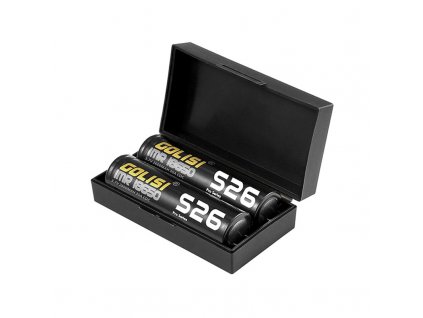Baterie Golisi S26 IMR 18650 / 35A (2600mAh) (2ks + pouzdro)