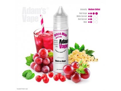 Příchuť Adam´s Vape Shake and Vape 12ml Grape Mint Lemonade