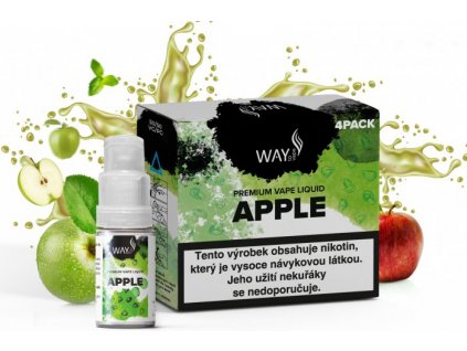 Liquid WAY to Vape 4Pack Apple 4x10ml