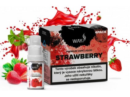 Liquid WAY to Vape 4Pack Strawberry 4x10ml