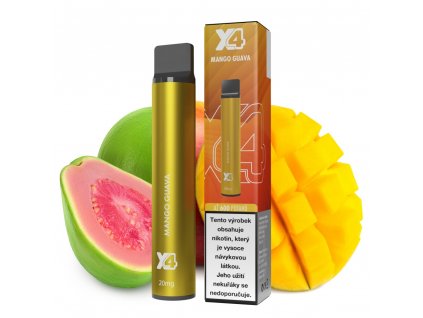 x4 bar mango a guava mango guava jednorazova e cigareta