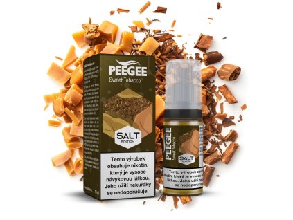 Liquid PEEGEE Salt - Sladký tabák (Sweet Tobacco)