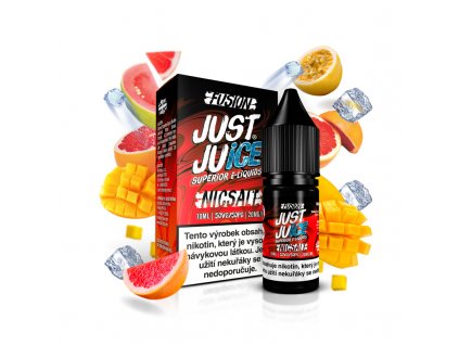 E-liquid Just Juice Salt 10ml Fusion Mango & Blood Orange On Ice (Ledové mango & červený pomeranč)