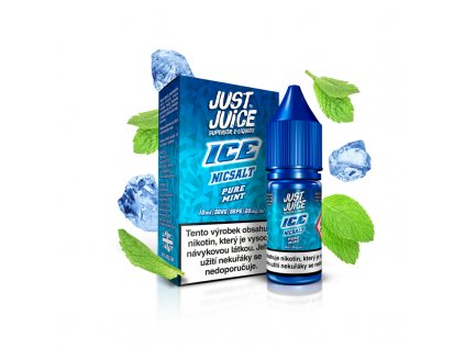 E-liquid Just Juice Salt 10ml ICE Pure Mint (Máta & mentol)