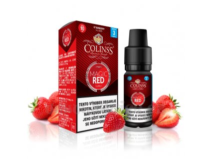 E-liquid Colinss 10ml Magic Red (Jahodová směs)