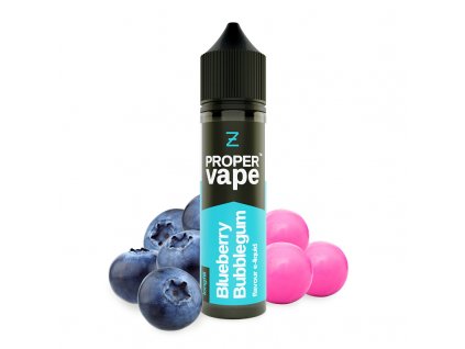 Příchuť Proper Vape by Zeus Juice S&V: Blueberry Bubblegum (Borůvková žvýkačka) 20ml