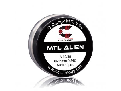 Předmotané spirálky Coilology MTL Series - MTL Alien Ni80 (0,84ohm) (10ks)