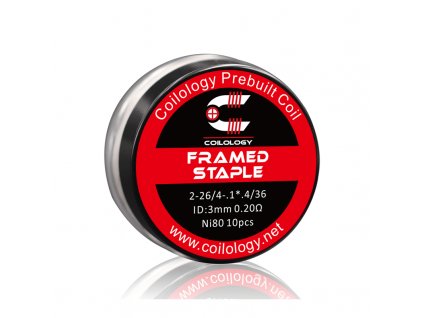 Předmotané spirálky Coilology Framed Staple Ni80 (0,2ohm) (10ks)