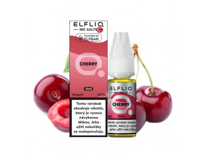 E-liquid Elfliq Salt 10ml Cherry (Třešeň)