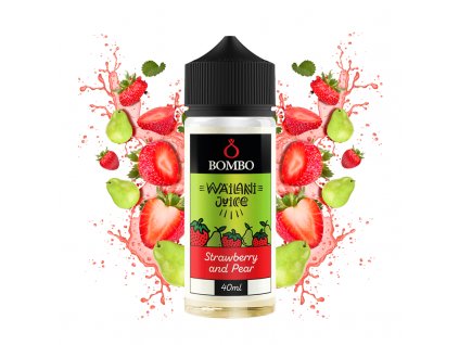 Příchuť Bombo Wailani Juice S&V: Strawberry and Pear (Jahoda s hruškou) 40ml