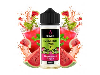 Příchuť Bombo Wailani Juice S&V: Watermelon Mojito (Melounové mojito) 40ml