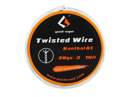 Twisted Kanthal A1 - odporový drát 3x 28GA (5m) - GeekVape