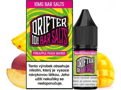 E-liquid Drifter Bar Salts Pineapple Peach Mango 10ml