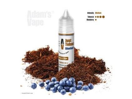 Příchuť Adams Vape S&V: Just Tobacco Blueberry (Tabák s borůvkou) 10ml